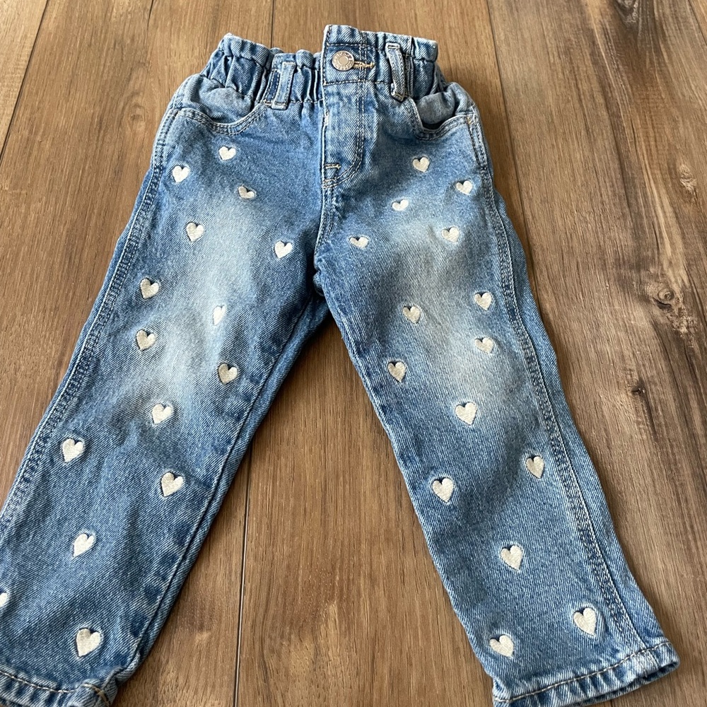 Gap Jeans 18-24m with hearts